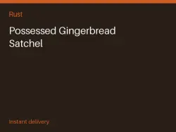 Possessed Gingerbread Satchel #574007638 — Rust, лот №263230