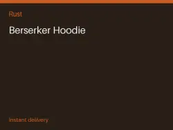 Berserker Hoodie #567015994 — Rust, лот №263235