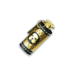 GOLD CAMOUFLAGE FOR A SMOKING POMEGRANATE