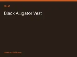 Black Alligator Vest #572856899 — Rust, лот №263255
