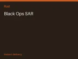 Black Ops SAR #574798434 — Rust, лот №263247
