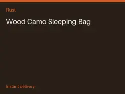 Wood Camo Sleeping Bag #570052015 — Rust, лот №263292