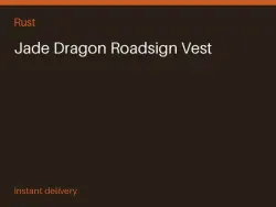 Jade Dragon Roadsign Vest #575640563 — Rust, лот №263354