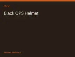 Black OPS Helmet #569590237 — Rust, лот №263356