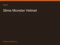 Slime Monster Helmet #573264546 — Rust, лот №263385