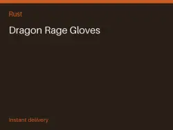 Dragon Rage Gloves #575730722 — Rust, лот №263405