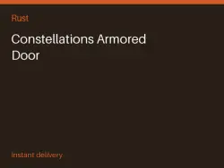 Constellations Armored Door #574311597 — Rust, лот №263417