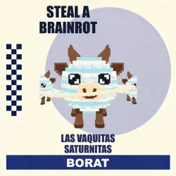 Las Vaquitas Saturnitas Secret (любая мутация) Steal a Brai… — Roblox, лот №250548
