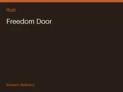 Freedom Door #568565143 — Rust, лот №263429