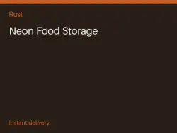 Neon Food Storage #571804003 — Rust, лот №263438