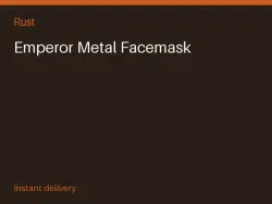 Emperor Metal Facemask #570142235 — Rust, лот №263439