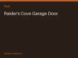 Raider's Cove Garage Door #570651430 — Rust, лот №263453