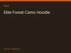 Elite Forest Camo Hoodie #565403093 — Rust, лот №263455