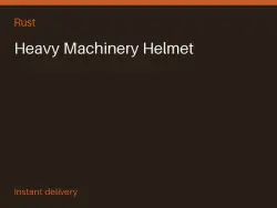 Heavy Machinery Helmet #574620826 — Rust, лот №280411