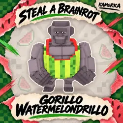 Gorillo Watermelondrillo Mythic любая мутация Steal a Brain… — Roblox, лот №249217