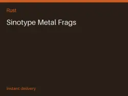 Sinotype Metal Frags #571044397 — Rust, лот №273319
