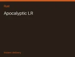 Apocalyptic LR #574191396 — Rust, лот №263508