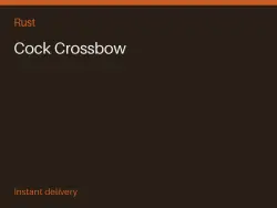 Cock Crossbow #577101094 — Rust, лот №276241