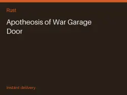 Apotheosis of War Garage Door #574628187 — Rust, лот №263529