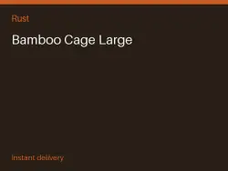 Bamboo Cage Large #574395991 — скриншот 1