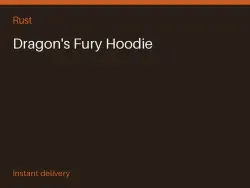 Dragon's Fury Hoodie #571813088 — Rust, лот №263548