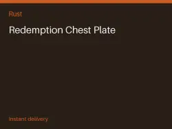 Redemption Chest Plate #574240448 — Rust, лот №263551