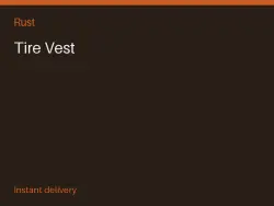 Tire Vest #569077003 — Rust, лот №263594