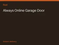 Always Online Garage Door #567567206 — Rust, лот №263595