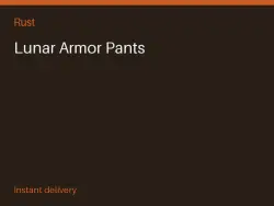 Lunar Armor Pants #577864192 — Rust, лот №276255
