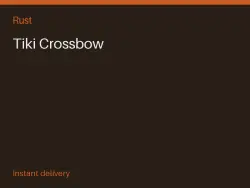 Tiki Crossbow #571813087 — Rust, лот №263642