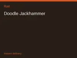 Doodle Jackhammer #570906123 — Rust, лот №263646