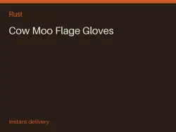 Cow Moo Flage Gloves #565718763 — Rust, лот №263662