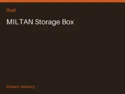 MILTAN Storage Box #566952930 — Rust, лот №263669
