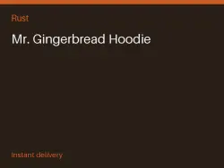 Mr. Gingerbread Hoodie #578335634 — Rust, лот №278464