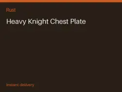 Heavy Knight Chest Plate #571274566 — Rust, лот №264119