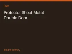 Protector Sheet Metal Double Door #570294067 — Rust, лот №264175