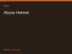 Abyss Helmet #575792577 — Rust, лот №276385