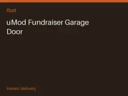 uMod Fundraiser Garage Door #570704428 — Rust, лот №263944