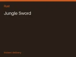 Jungle Sword #575732308 — Rust, лот №264204