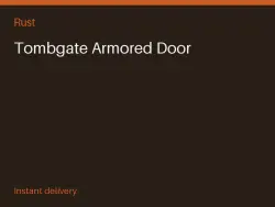 Tombgate Armored Door #571555260 — Rust, лот №264125
