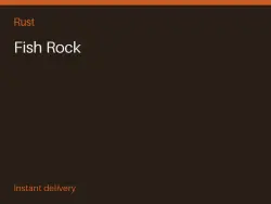 Fish Rock #571853053 — Rust, лот №263768