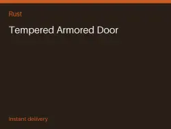 Tempered Armored Door #575832782 — Rust, лот №278505