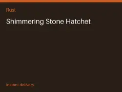 Shimmering Stone Hatchet #576312891 — Rust, лот №277494