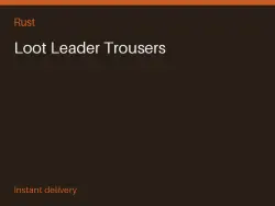 Loot Leader Trousers #575514056 — Rust, лот №273405