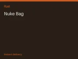 Nuke Bag #566682255 — Rust, лот №263726