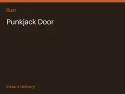 Punkjack Door #567987021 — Rust, лот №264250