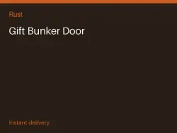 Gift Bunker Door #575390987 — Rust, лот №273384