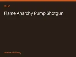Flame Anarchy Pump Shotgun #578450847 — Rust, лот №278474