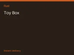 Toy Box #574842254 — Rust, лот №264024
