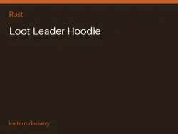 Loot Leader Hoodie #571326234 — Rust, лот №264235